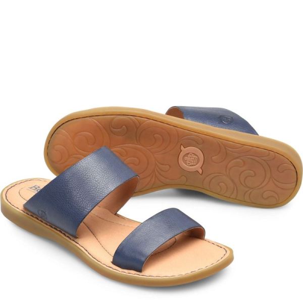 Born | Women's Inslo Sandals - Navy Marine (Blue) | Quick Ship