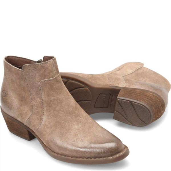Born | Women's Mckenzie Boots - Taupe Distressed (Tan) | Quick Ship