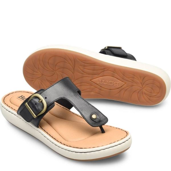 Born | Women's Jules Sandals - Black | Quick Ship