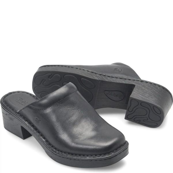 Born | Women's Hilary Clogs - Black | Quick Ship