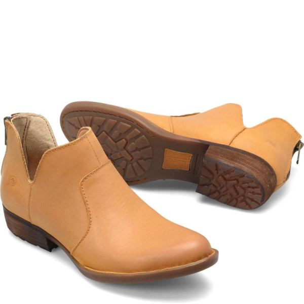 Born | Women's Kerri Boots - Mustard Yellow (Yellow) | Quick Ship - Click Image to Close