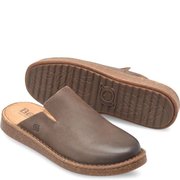 Born | Women's Selina Clogs - Taupe Distressed (Brown) | Quick Ship