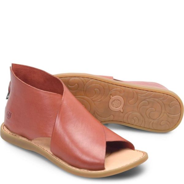 Born | Women's Iwa Sandals - Red Mattone (Red) | Quick Ship
