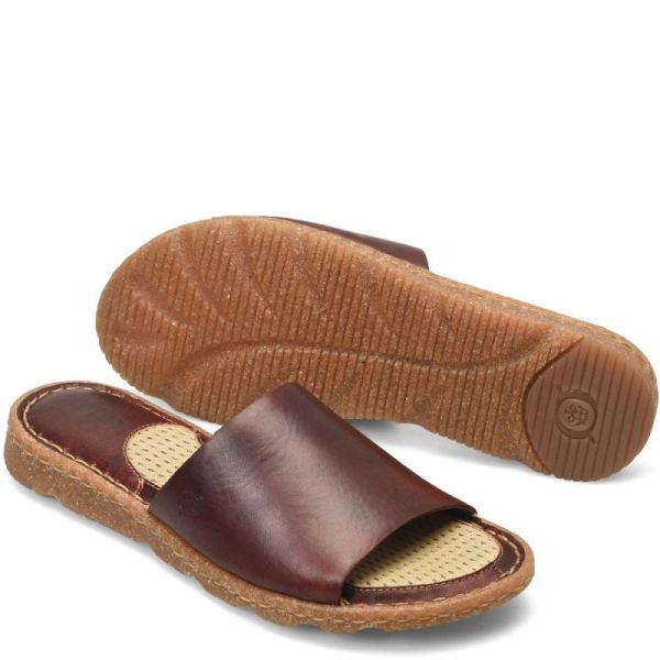 Born | Women's Playa Basic Sandals - Dark Brown (Brown) | Quick Ship