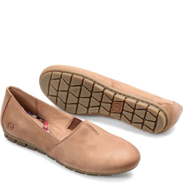 Born | Women's Sebra Flats - Biscotto (Tan) | Quick Ship