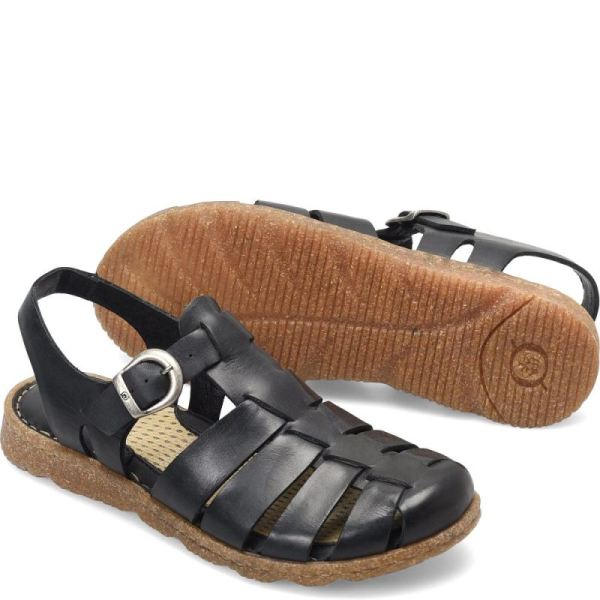 Born | Women's Tilia Basic Sandals - Black | Quick Ship
