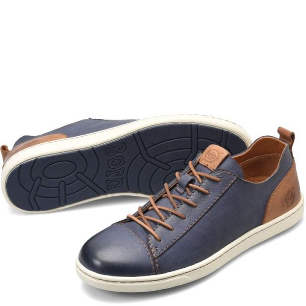 Born | Men's Allegheny Luxe Sneakers - Navy Universe Combo (Blue) | Quick Ship