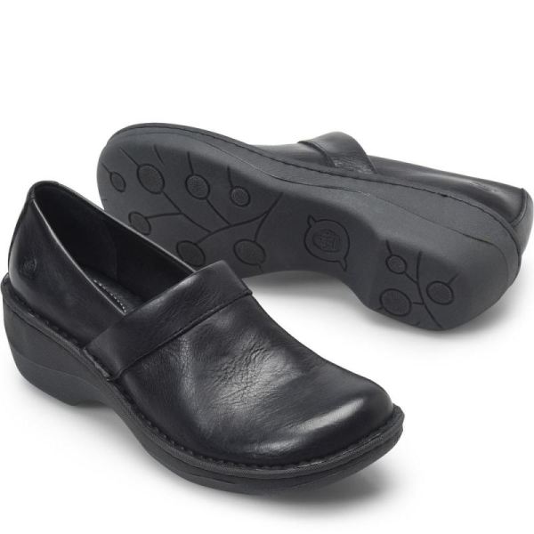 Born | Women's Toby Duo Clogs - Black | Quick Ship