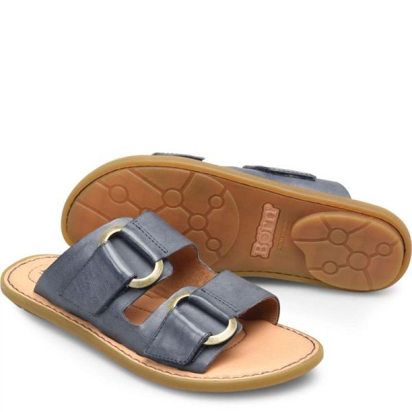 Born | Women's Marston Sandals - Navy Oceano (Blue) | Quick Ship