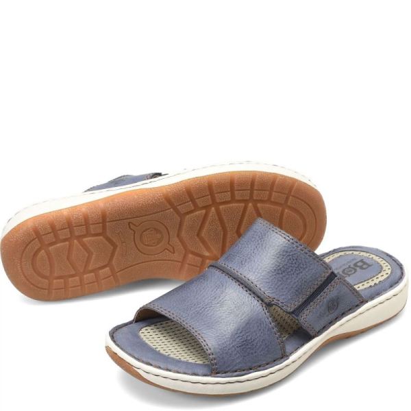 Born | Men's Flores Sandals - Navy universe (Blue) | Quick Ship