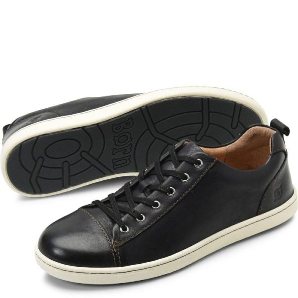 Born | Men's Allegheny Slip-Ons & Lace-Ups - Black | Quick Ship
