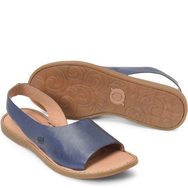 Born | Women's Inlet Sandals - Navy (Blue) | Quick Ship
