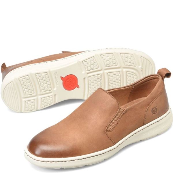 Born | Men's Morgan Slip-Ons & Lace-Ups - Terra Brown (Brown) | Quick Ship