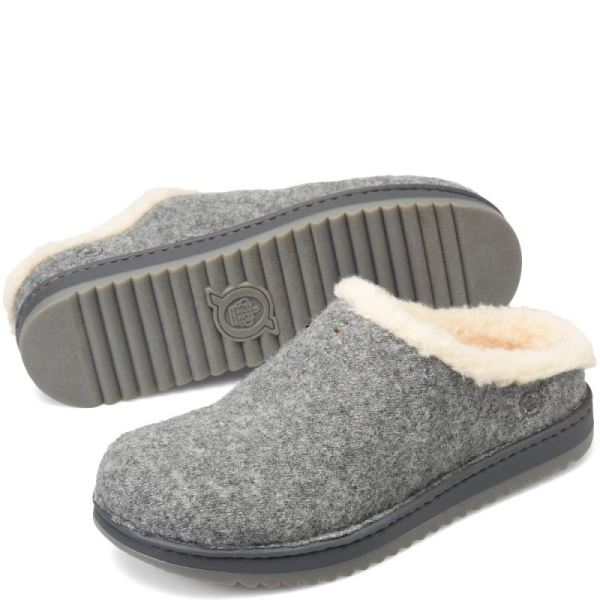 Born | Men's Jayce Slip-Ons & Lace-Ups - Grey Wool Combo (Grey) | Quick Ship