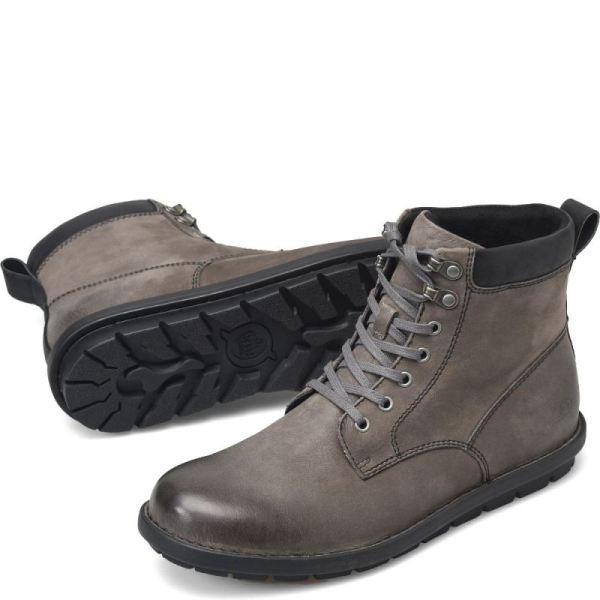 Born | Men's Sean Boots - Charcoal (Grey) | Quick Ship