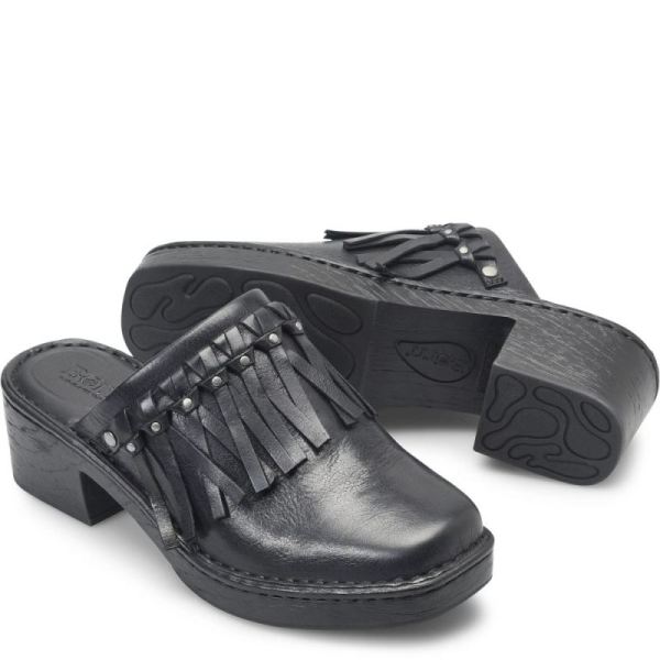 Born | Women's Harmony Clogs - Black | Quick Ship