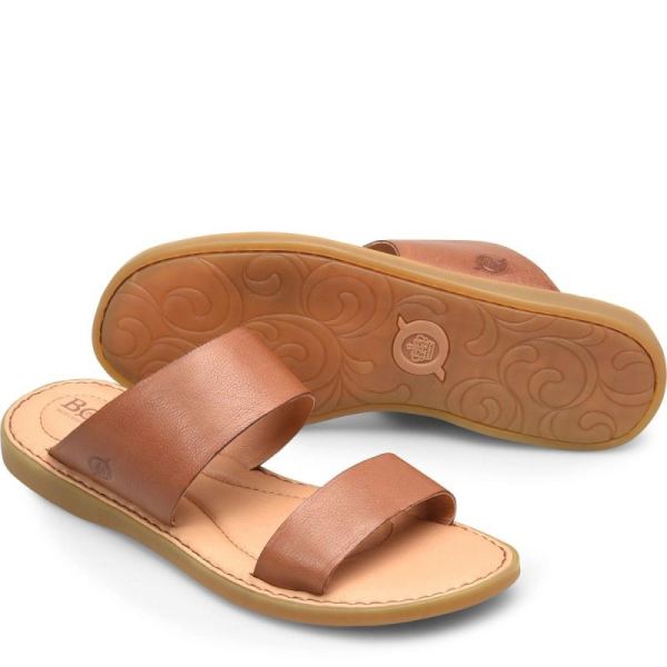 Born | Women's Inslo Sandals - Cuoio Brown (Brown) | Quick Ship