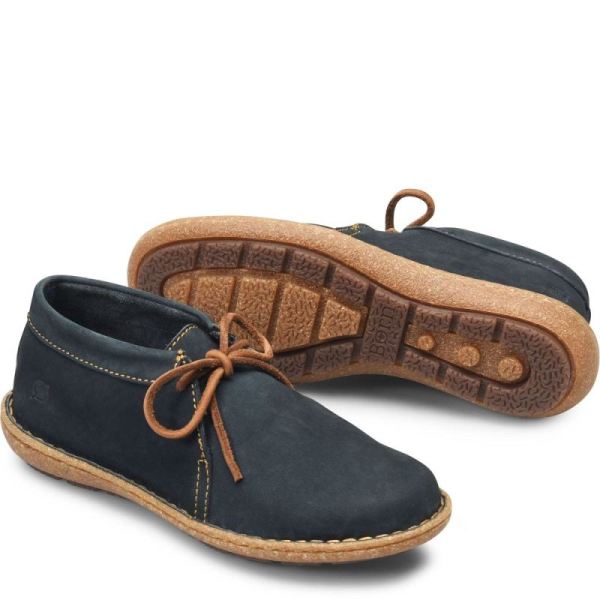 Born | Women's Nuala Boots - Navy Nubuck (Blue) | Quick Ship