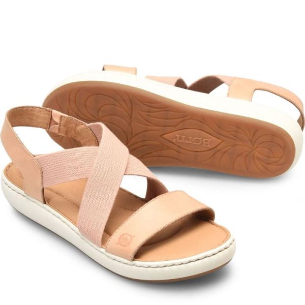 Born | Women's Jayla Sandals - Blush Peach Combo (Pink) | Quick Ship