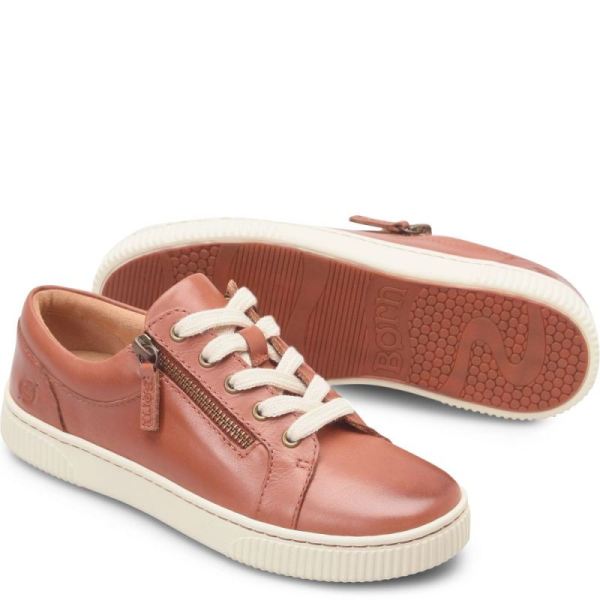 Born | Women's Paloma Slip-Ons & Lace-Ups - Cognac (Brown) | Quick Ship