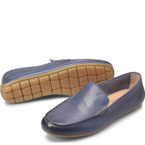 Born | Men's Allan Slip-Ons & Lace-Ups - Navy Cozumer (Blue) | Quick Ship