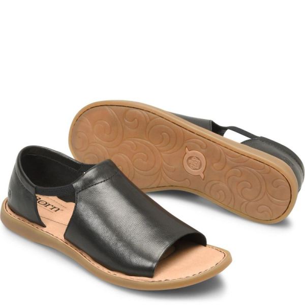 Born | Women's Cove Modern Sandals - Black | Quick Ship