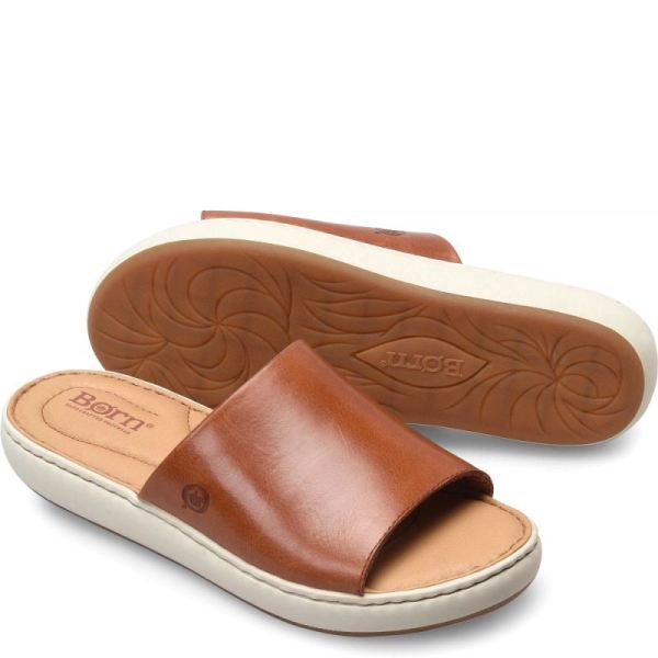 Born | Women's Jill Sandals - Cognac (Brown) | Quick Ship