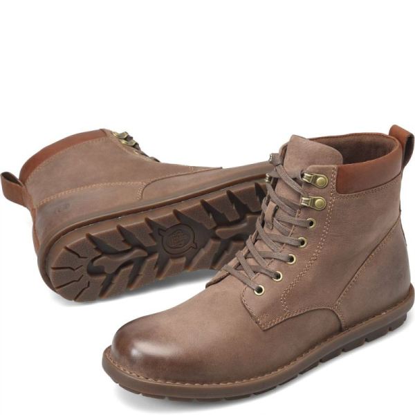 Born | Men's Sean Boots - Taupe Fossil (Tan) | Quick Ship