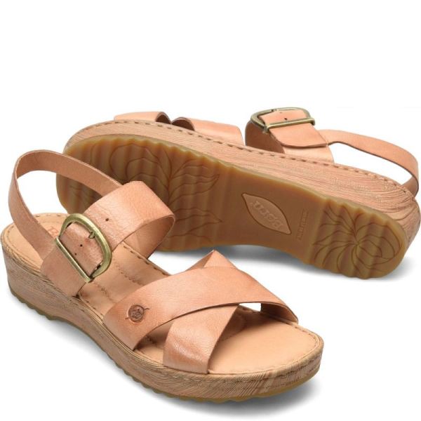 Born | Women's Aida Sandals - Natural (Tan) | Quick Ship