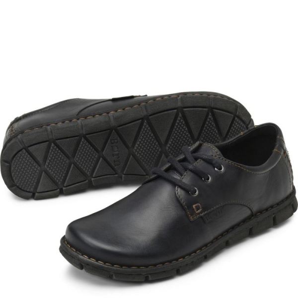 Born | Men's Soledad Slip-Ons & Lace-Ups - Black | Quick Ship