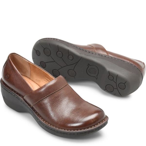 Born | Women's Toby Duo Clogs - Chocolate (Brown) | Quick Ship