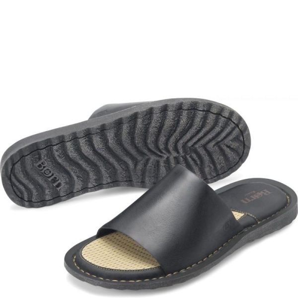 Born | Men's Leeward Basic Sandals - Black | Quick Ship