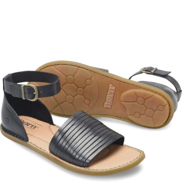 Born | Women's Margot Sandals - Black | Quick Ship