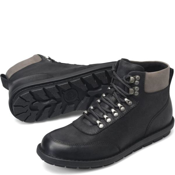 Born | Men's Scout Boots - Black with grey (Black) | Quick Ship