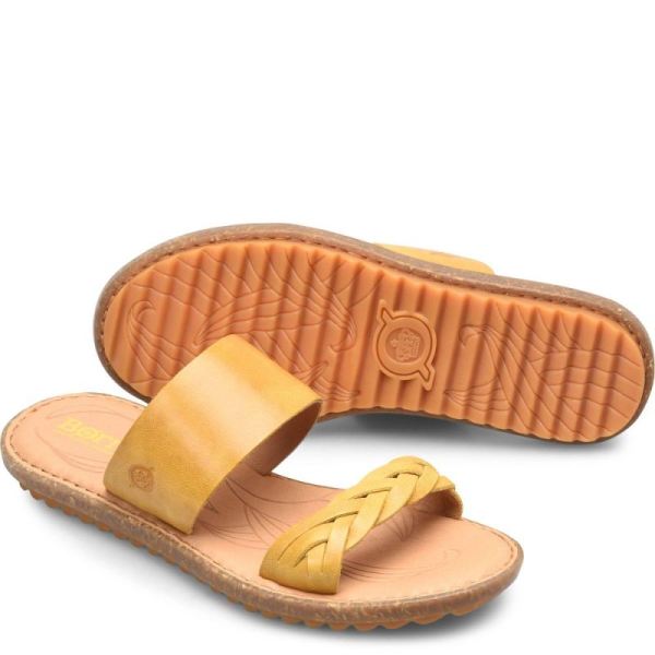 Born | Women's Morena Sandals - Yellow Sun (Yellow) | Quick Ship