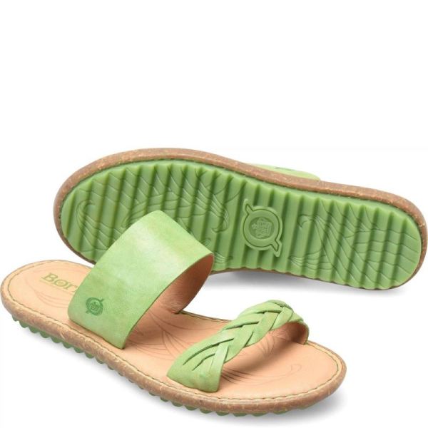 Born | Women's Morena Sandals - Green Mela (Green) | Quick Ship