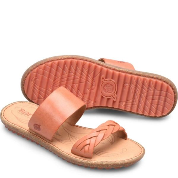 Born | Women's Morena Sandals - Orange Papaya (Orange) | Quick Ship
