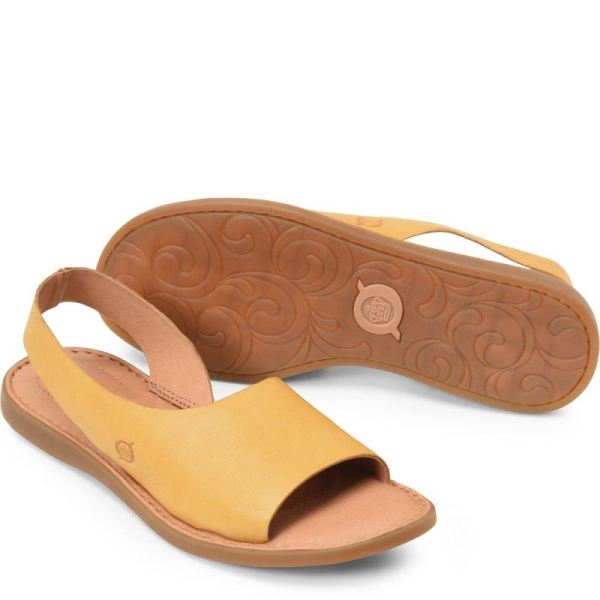 Born | Women's Inlet Sandals - Ocra (Yellow) | Quick Ship
