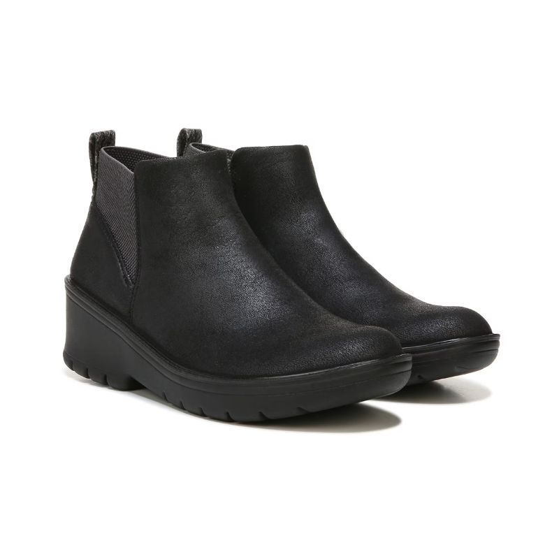 Bzees Women's Boston Bootie-Black Fabric | Canada Outlet