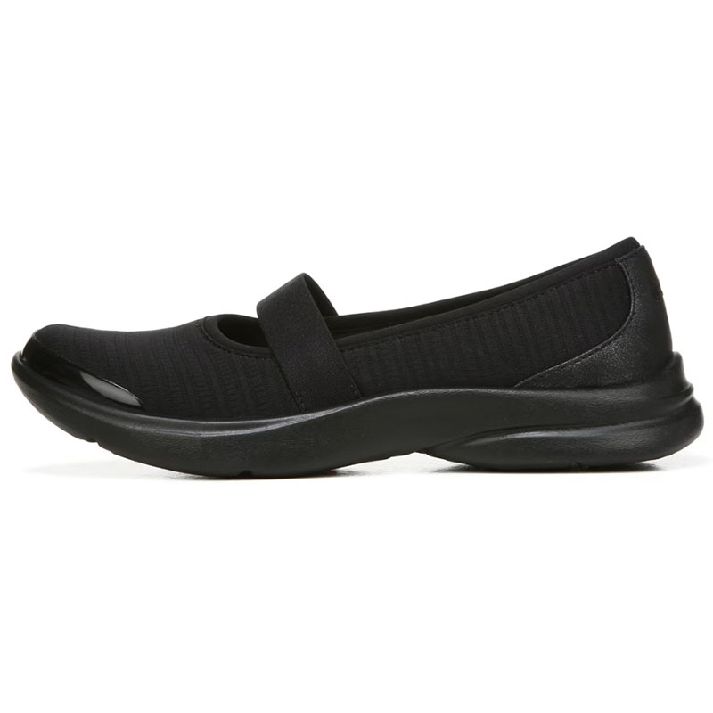 Bzees Women's Jupiter Slip On-Black Fabric | Canada Outlet
