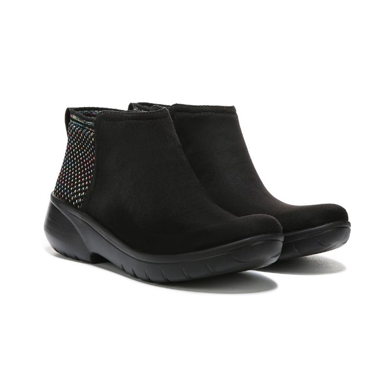 Bzees Women's Karma Bootie-Black Rainbow Microfiber | Canada Outlet