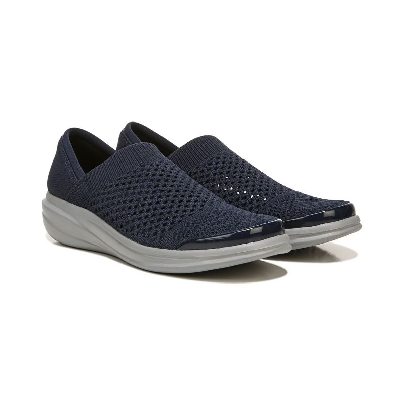 Bzees Women's Charlie Knit Slip On-Navy | Canada Outlet