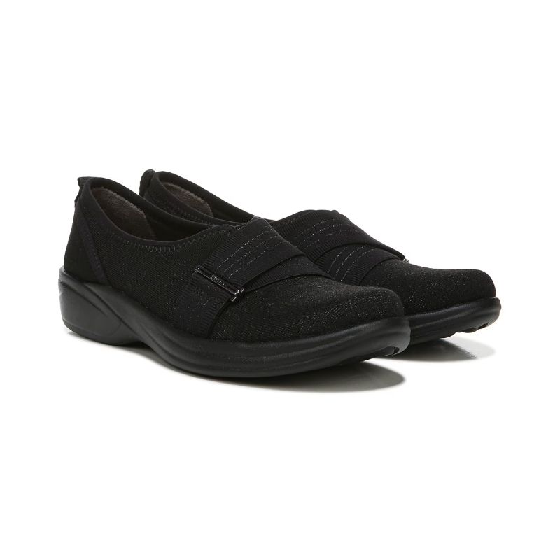 Bzees Women's Niche III Slip On-Blacknet Fabric | Canada Outlet
