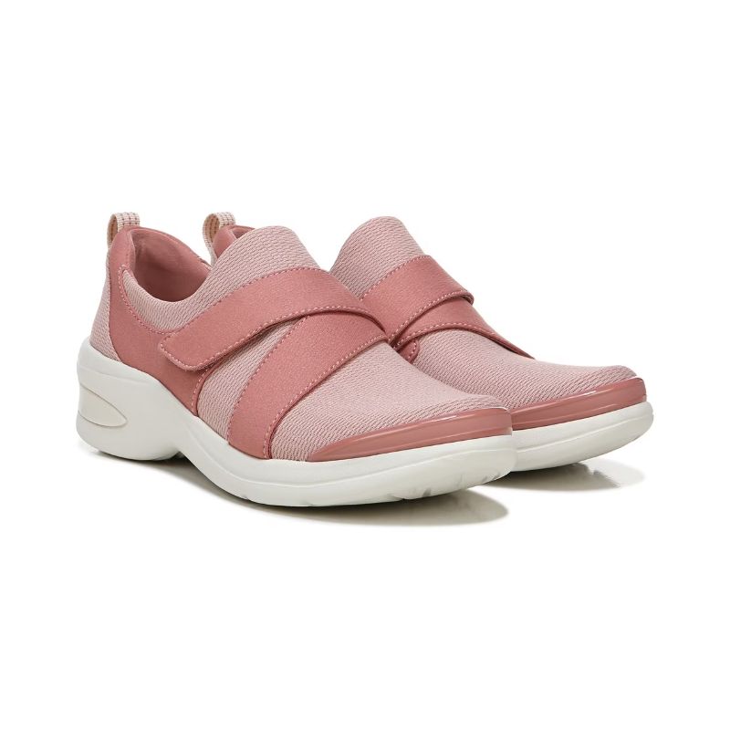Bzees Women's Refresh Slip On Sneaker-Canyon Clay Pink Fabric | Canada Outlet