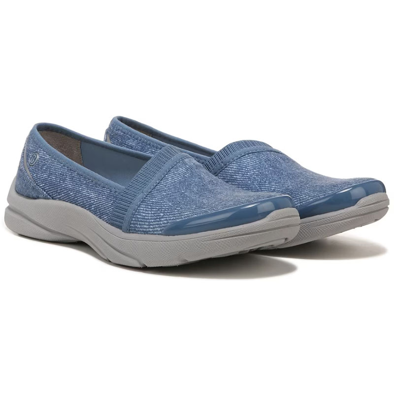 Bzees Women's Lollipop Slip On-Blue Denim Fabric | Canada Outlet