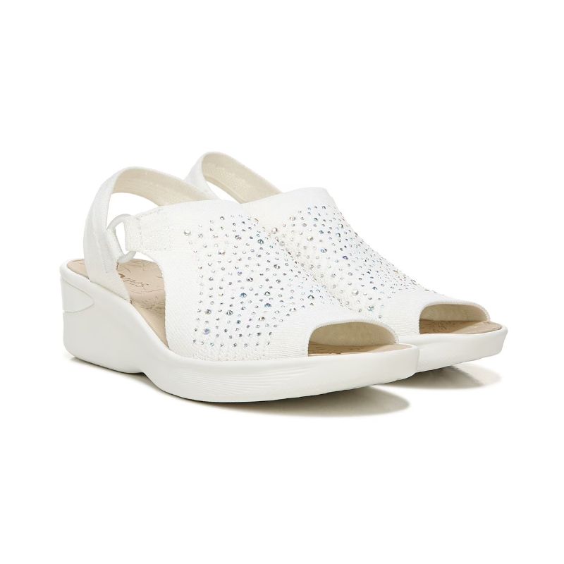 Bzees Women's Star Bright Sandal-White | Canada Outlet