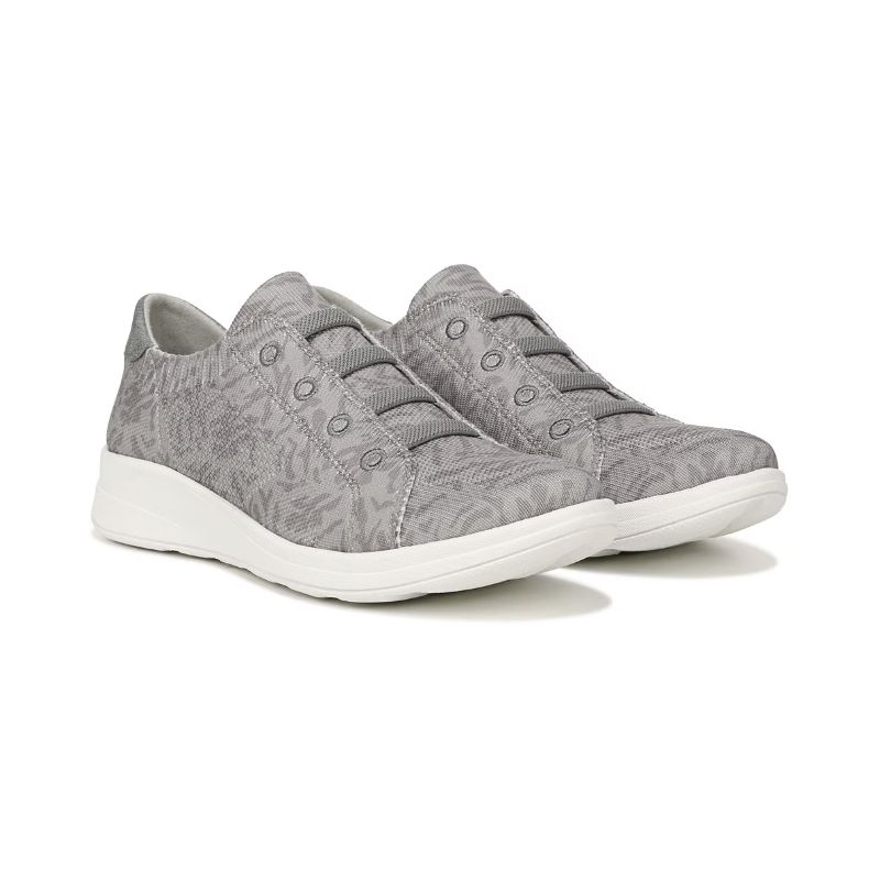 Bzees Women's Golden Knit Slip On Sneaker-Grey Fabric | Canada Outlet