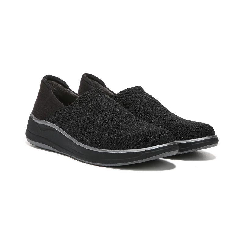 Bzees Women's Triumph Slip On-Black Fabric | Canada Outlet