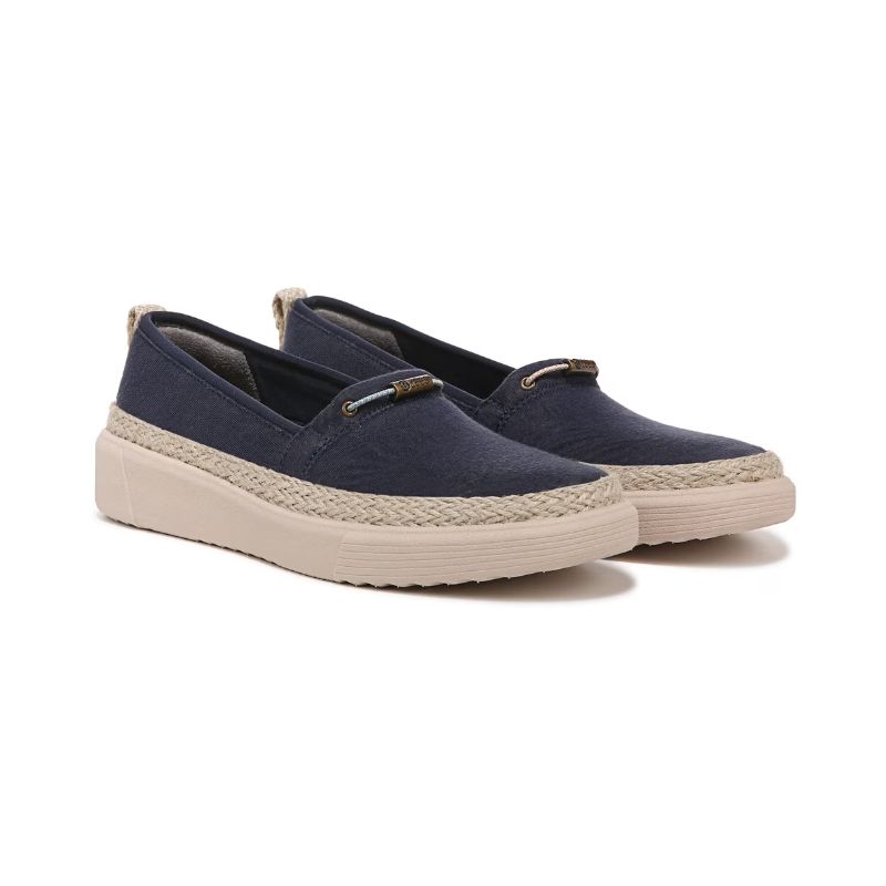 Bzees Women's Maui Slip On-Navy Fabric | Canada Outlet