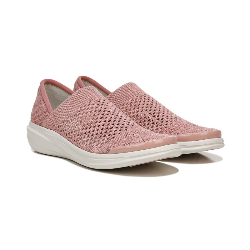 Bzees Women's Charlie Knit Slip On-Rose | Canada Outlet